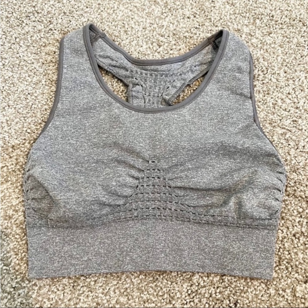 SWEATY BETTY stamina athletic workout seamless sports bra medium impact small